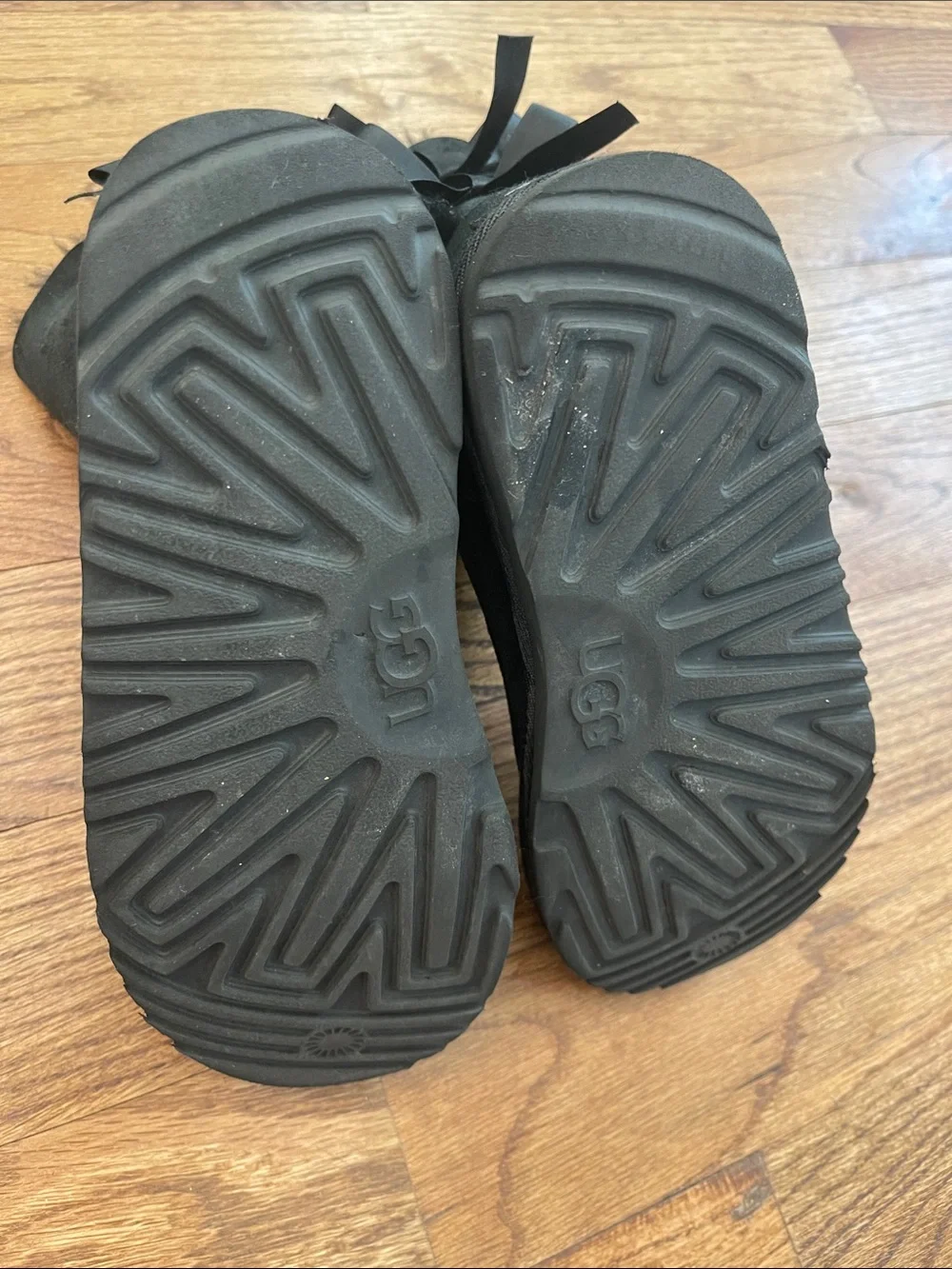 UGG black suede